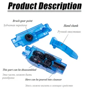 Chain Cleaner Cleaning Bicycle 3D Chain Brush Wash Tool Set