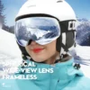 COPOZZ Outdoor Sports Ski Goggles UV400 Protection  Male Female Anti-Fog
