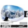 COPOZZ Outdoor Sports Ski Goggles UV400 Protection  Male Female Anti-Fog
