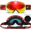 COPOZZ Outdoor Sports Ski Goggles UV400 Protection  Male Female Anti-Fog