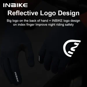 INBIKE Autumn Winter Thermal Bicycle Gloves Touch Screen