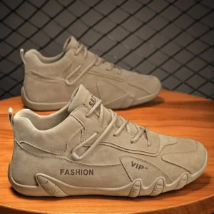 Waterproof Sneakers Lace Up Leather Casual Sneakers
