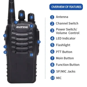 2/4PCS Baofeng BF-888S V2 Walkie Talkie