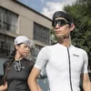 WEST BIKING Cycling Cap With Brim Sun Protection Summer Breathable Sports Quick Dry