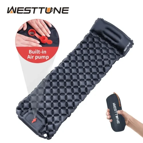 WESTTUNE Camping Inflatable Mattress Ultralight Outdoor Sleeping Pad