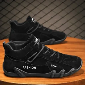 Waterproof Sneakers Lace Up Leather Casual Sneakers