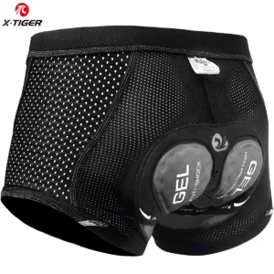 X-TIGER Men's Cycling Underwear with 5D Gel Cushioned