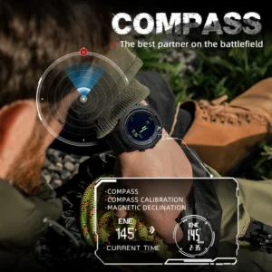 NORTH EDGE APACHE-46 Men Digital Watch Outdoor Sports Running Swimming