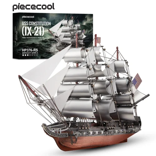 Piececool 3D Metal Puzzles Sailing Frigate Boat Model