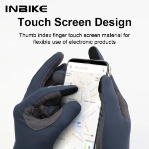 INBIKE Autumn Winter Thermal Bicycle Gloves Touch Screen