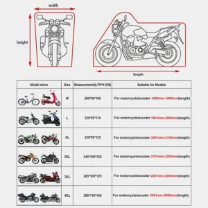 Motorcycle Cover Waterproof All Season
