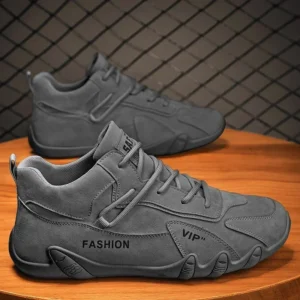 Waterproof Sneakers Lace Up Leather Casual Sneakers