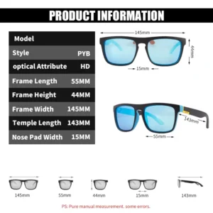 Polarized Sports Sunglasses For Men Woman Cycling Glasses