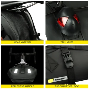 Rhinowalk Waterproof Bike Saddle Bag Large Capacity