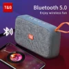 Speaker TG506 Portable Mini Wireless Soundbar Bluetooth 5.0 Outdoor Indoor HIFI Loudspeaker Support TF Card FM Radio