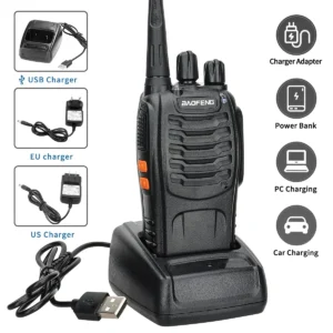 2/4PCS Baofeng BF-888S V2 Walkie Talkie