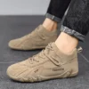 Waterproof Sneakers Lace Up Leather Casual Sneakers